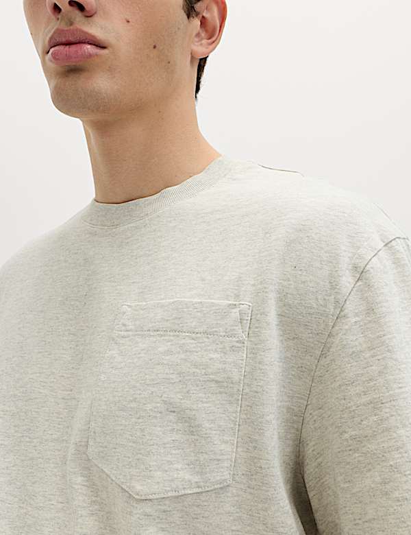 Relaxed Pure Cotton Garment Dyed T-Shirt - FR