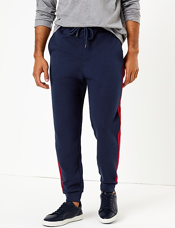 Cotton Tapered Leg Joggers