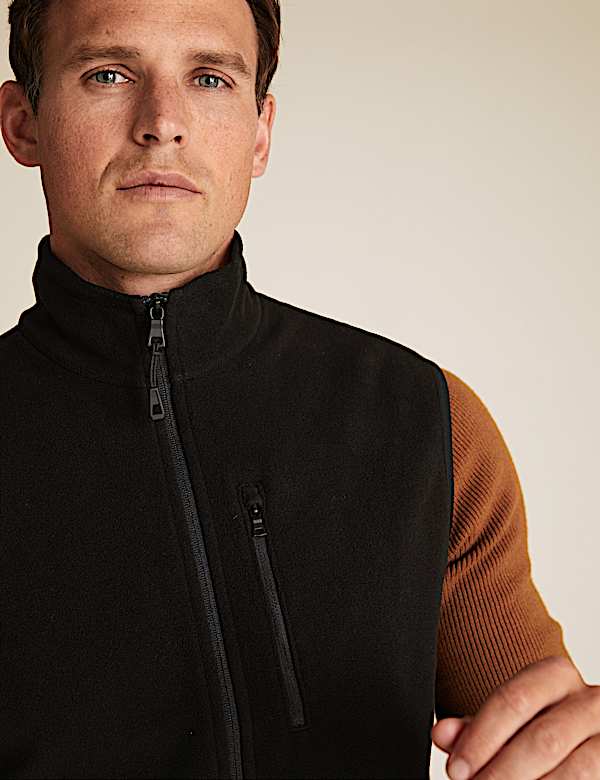 Zip Up Fleece Gilet