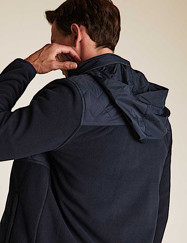 Waffle Zip Up Jacket