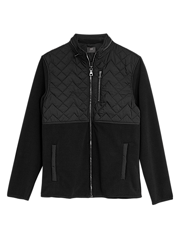 Waffle Zip Up Jacket