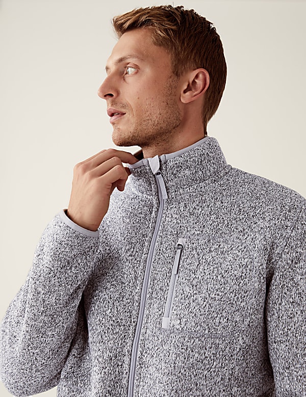 Buy Zip Up Fleece Jacket at Marks Spencer