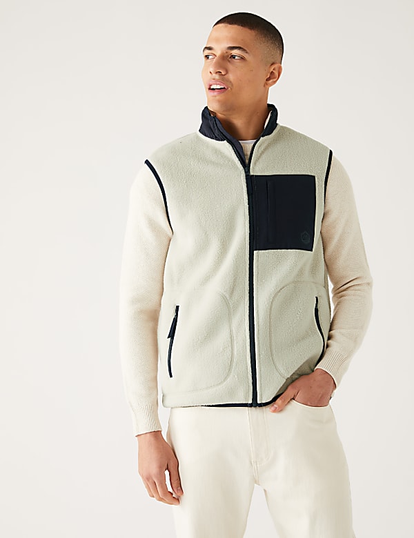 Zip Up Polar Fleece Gilet