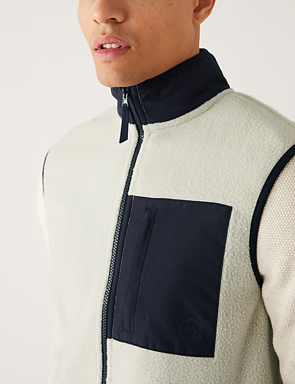 Zip Up Polar Fleece Gilet