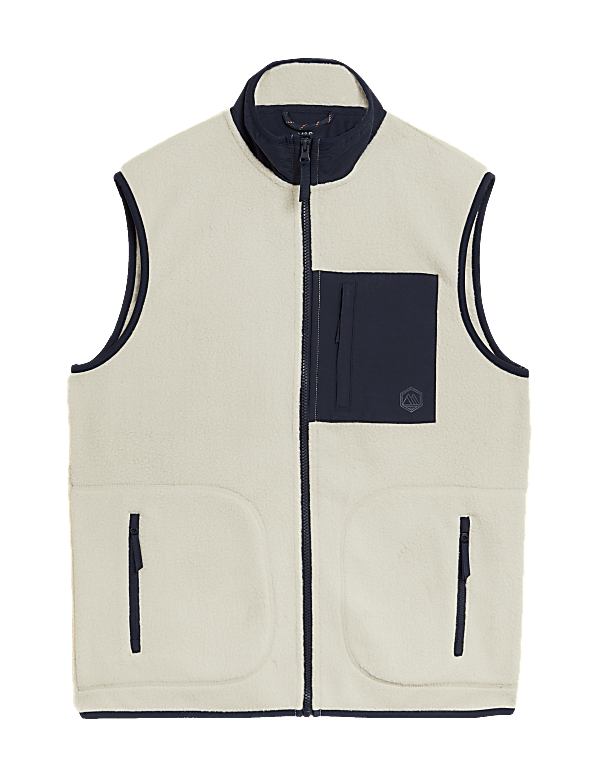 Zip Up Polar Fleece Gilet