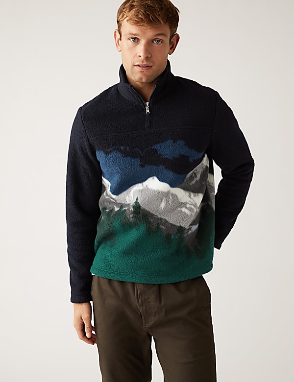 Half Zip Polar Fleece Jacket
