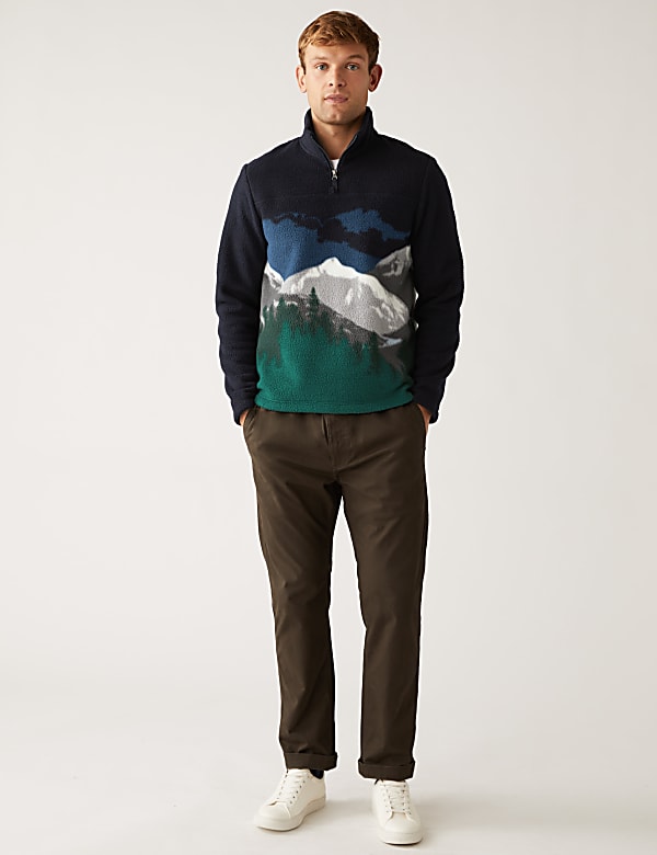 Half Zip Polar Fleece Jacket