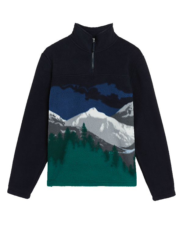 Half Zip Polar Fleece Jacket