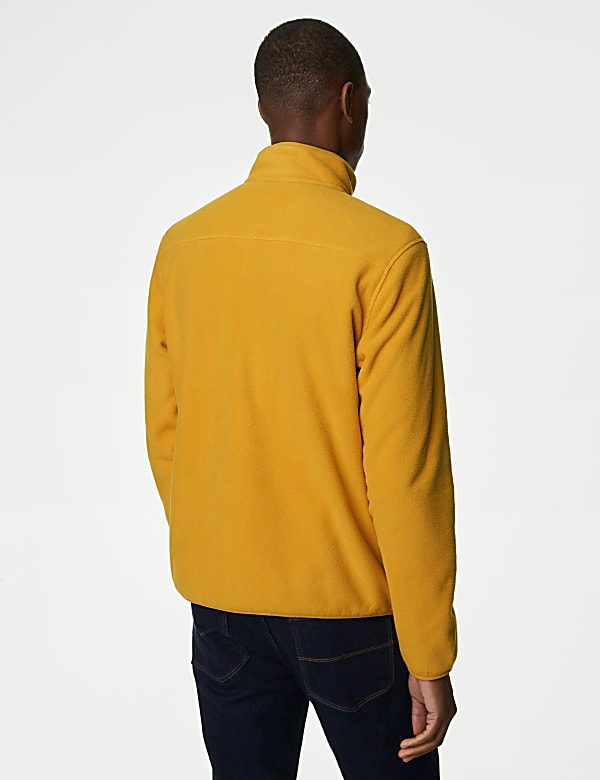 Fleece Zip Up Funnel Neck Jacket