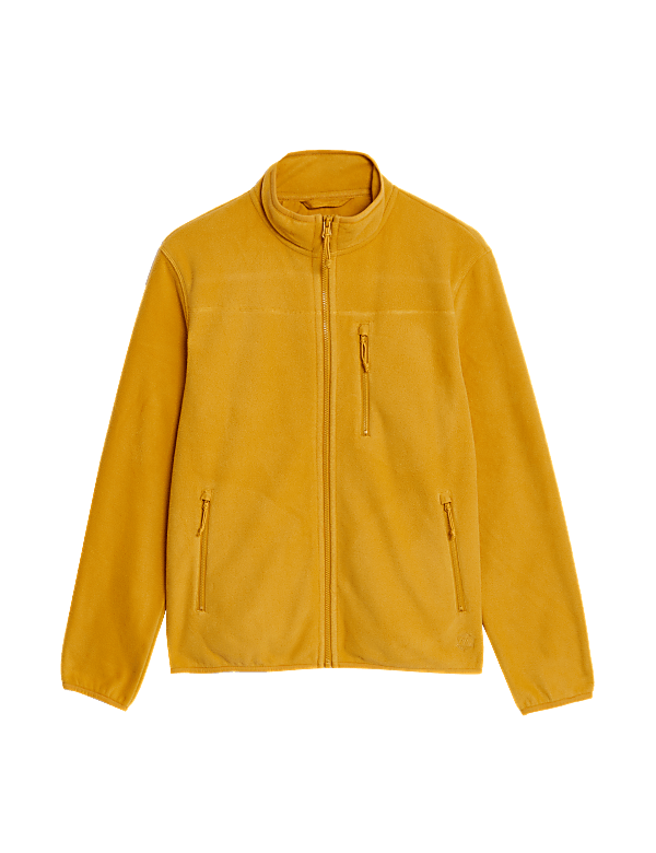Fleece Zip Up Funnel Neck Jacket