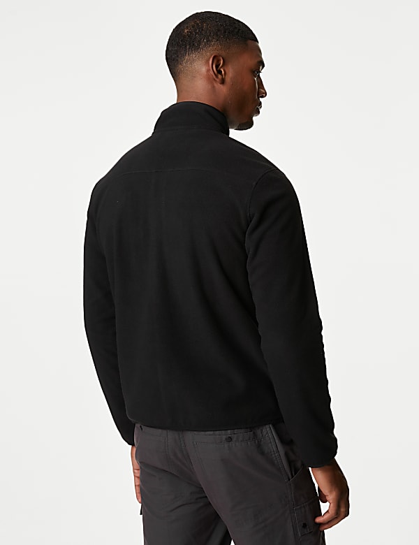 Fleece Zip Up Funnel Neck Jacket