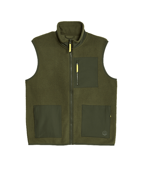 Polar Fleece Zip Up Gilet