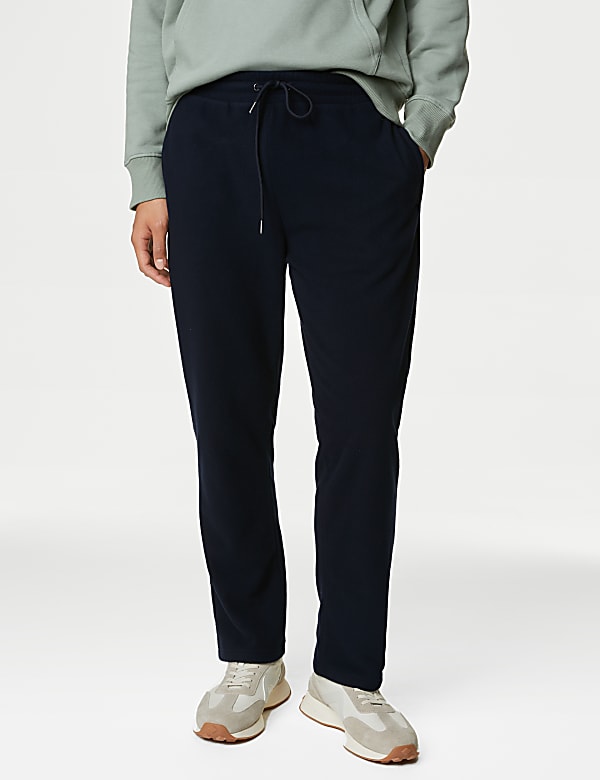 Buy Fleece Straight Leg Joggers at Marks Spencer