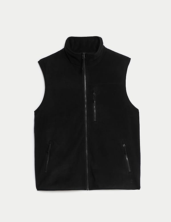 Funnel Neck Fleece Gilet NAVY Gilets M S HK