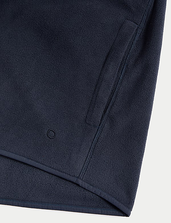 Half Zip Colour Block Micro Fleece