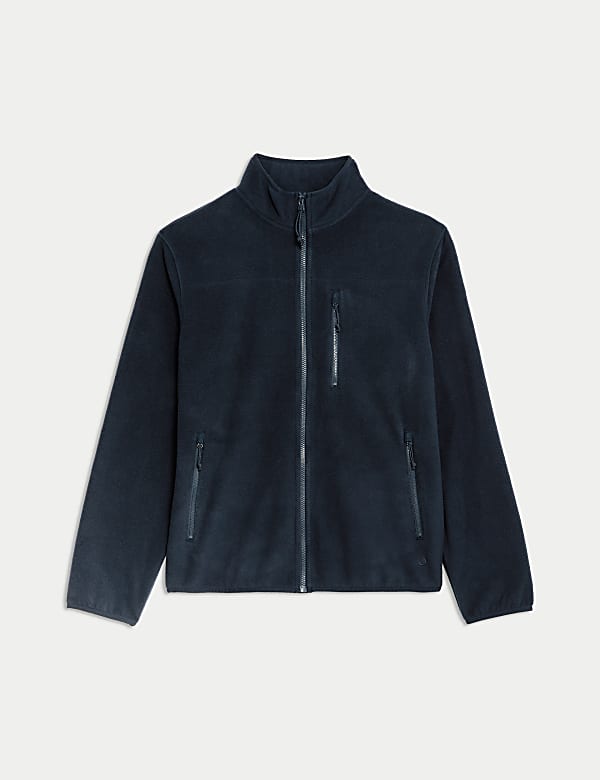 Zip Up Funnel Neck Micro Fleece - JP