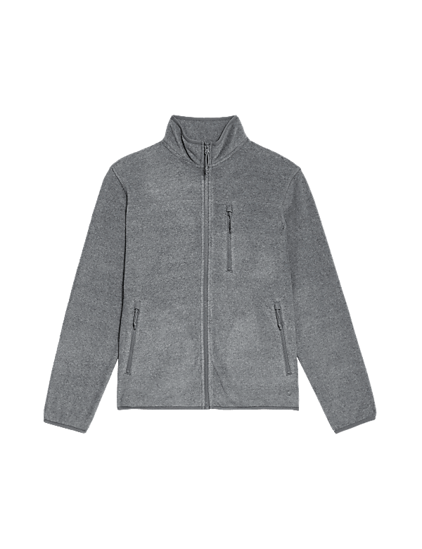 Zip Up Funnel Neck Micro Fleece