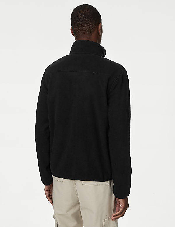 Zip Up Funnel Neck Micro Fleece
