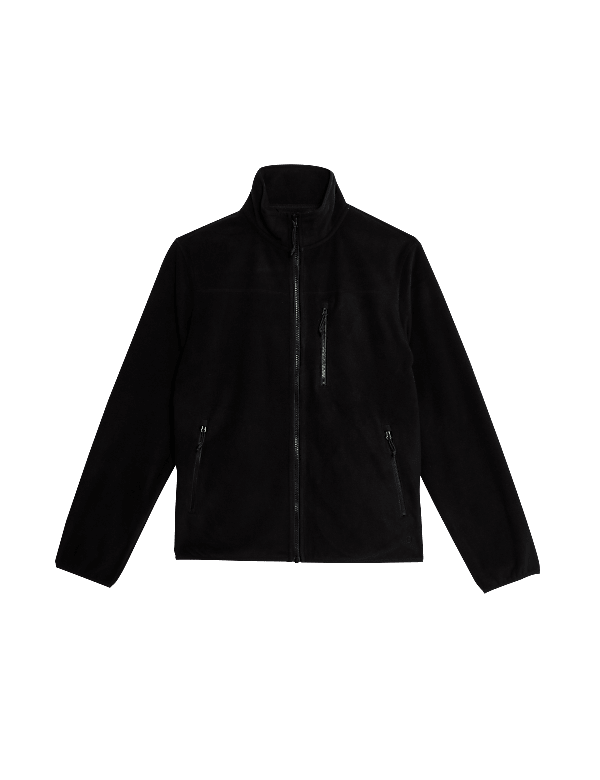 Zip Up Funnel Neck Micro Fleece