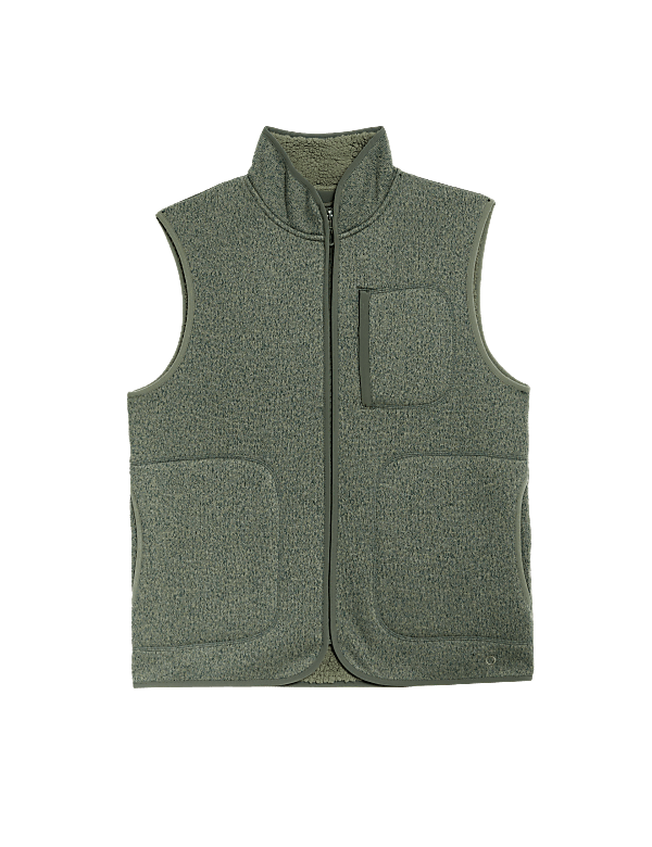 Fleece Funnel Neck Gilet