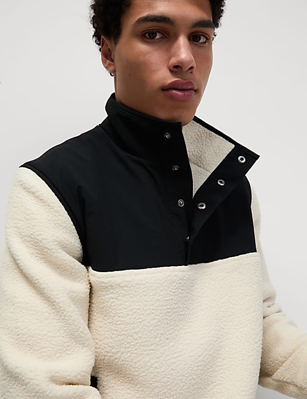 Polar Fleece Colour Block Top