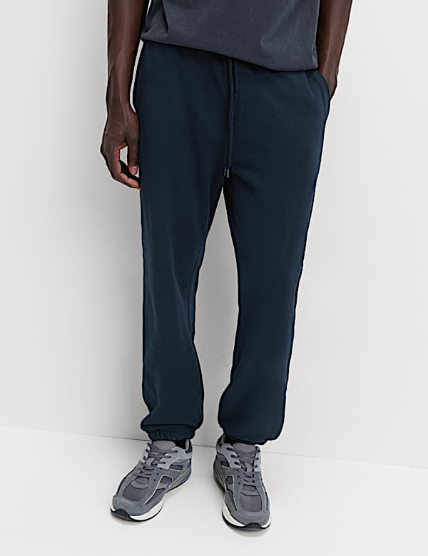 Pure Cotton Fleece Lined Joggers