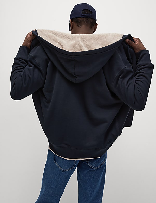 Pure Cotton Fleece Lined Hoodie - NZ