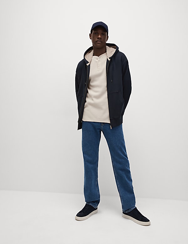 Pure Cotton Fleece Lined Hoodie