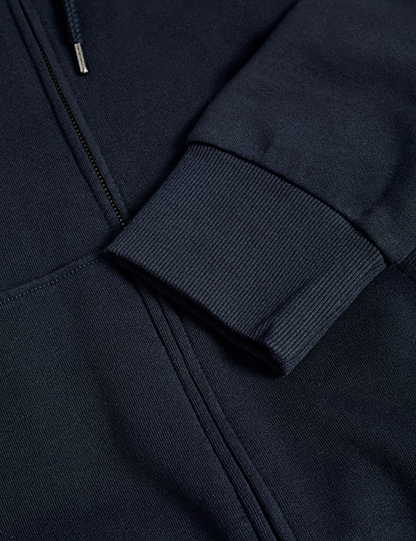 Pure Cotton Fleece Lined Hoodie