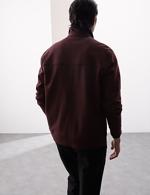 Cotton Rich Twill Textured Overshirt
