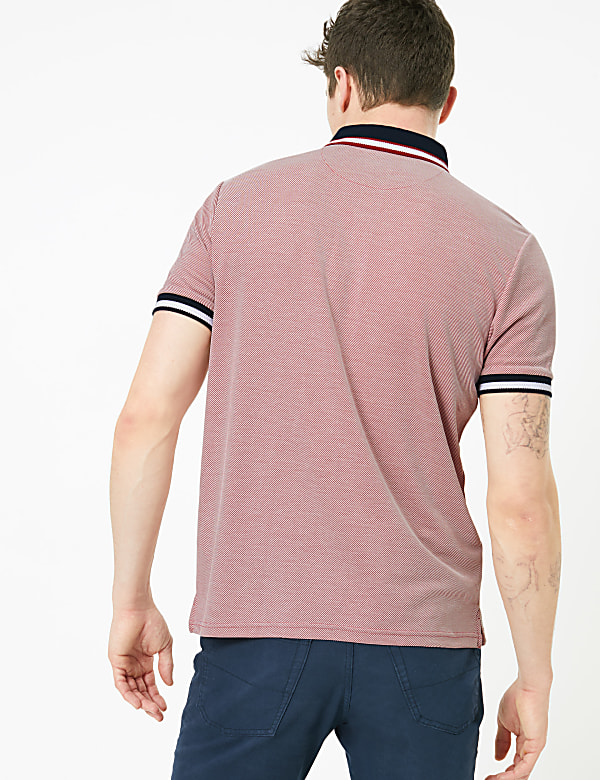 Modal Rich Tipped Polo Shirt