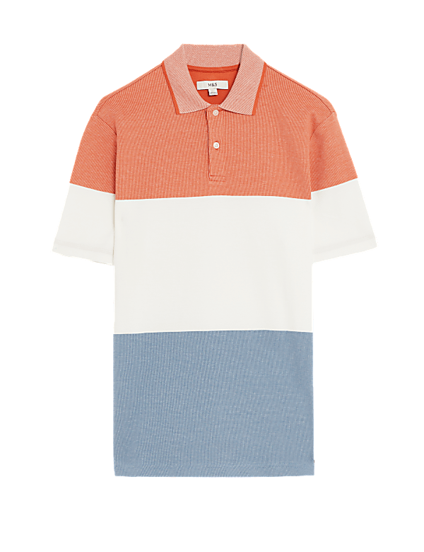 Pure Cotton Double Knit Polo Shirt