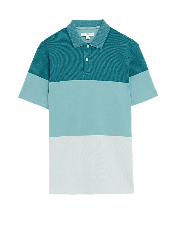 Pure Cotton Double Knit Polo Shirt