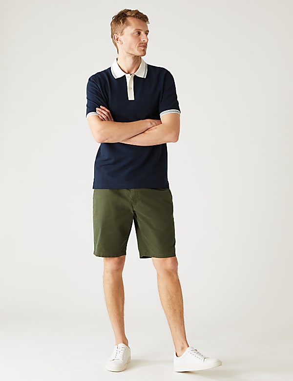 Cotton Rich Textured Polo Shirt