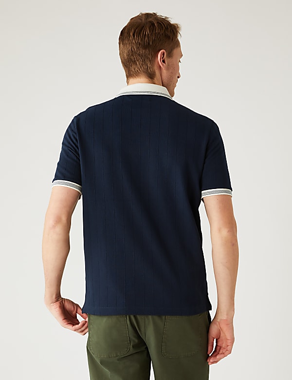 Cotton Rich Textured Polo Shirt