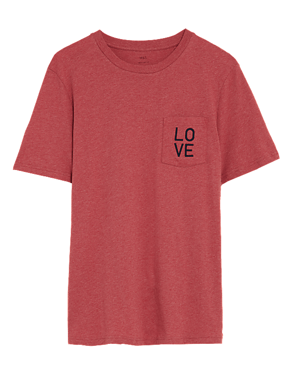 Pure Cotton Embroidered T-Shirt