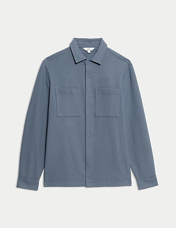 Elegantes Overshirt mit Stretch und zwei Taschen - DE