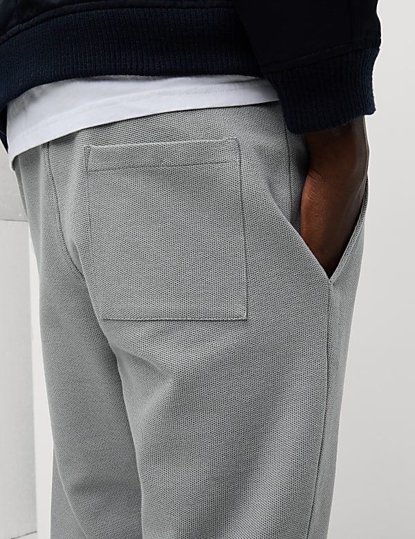Smart Tapered Joggers with Stretch