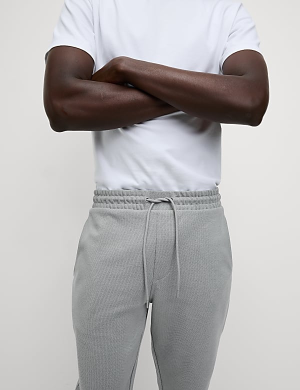 Smart Tapered Joggers with Stretch