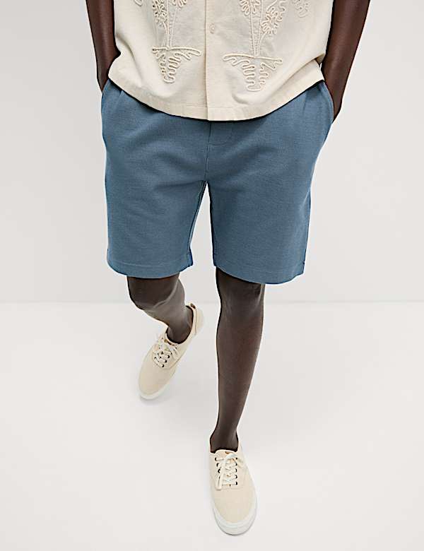 Elasticated Waist Cotton Rich Shorts