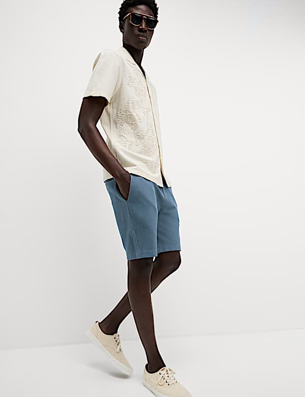 Elasticated Waist Cotton Rich Shorts