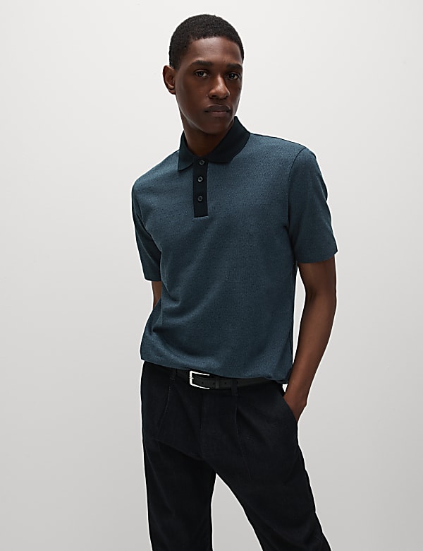 Pure Cotton Polo Shirt