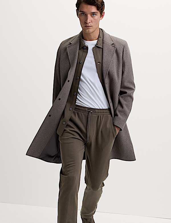 Pantalon de jogging en coton à motif chevrons - FR