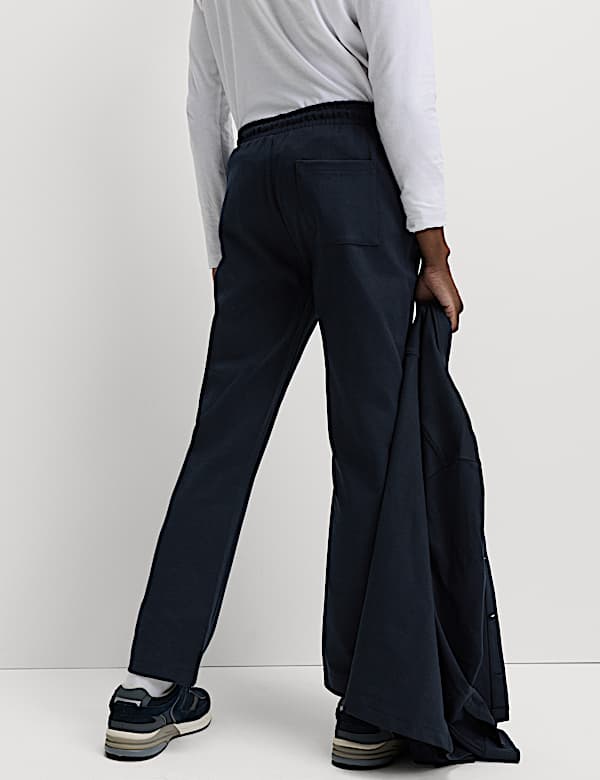 Cotton Rich Herringbone Joggers - JE