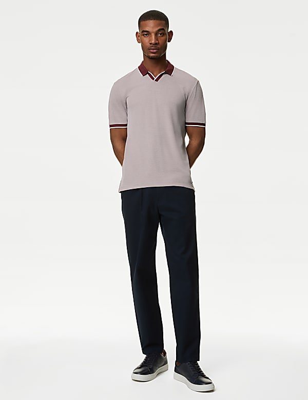 Modal Rich Revere Polo Shirt