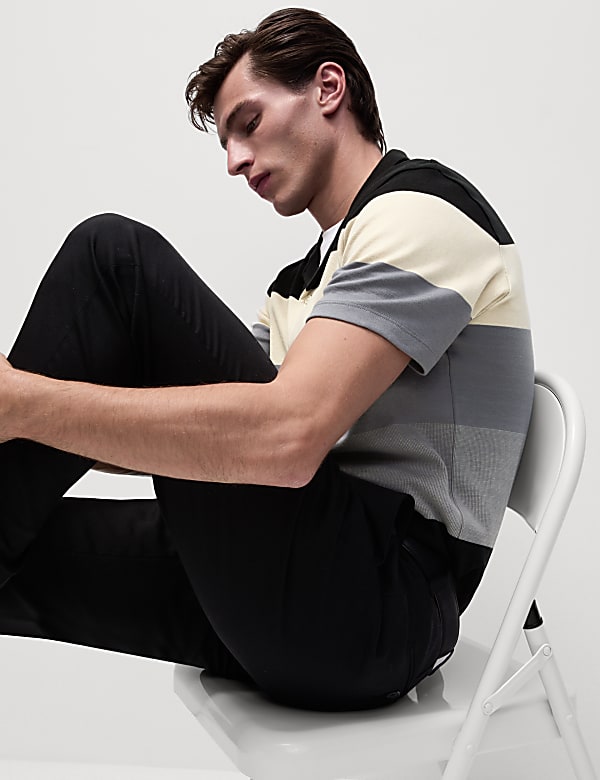 Pure Cotton Double Knit Polo Shirt
