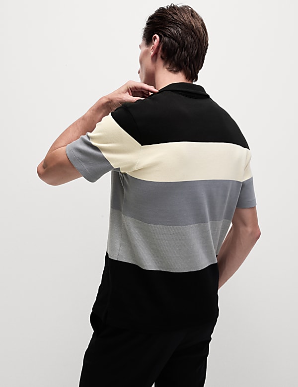 Pure Cotton Double Knit Polo Shirt