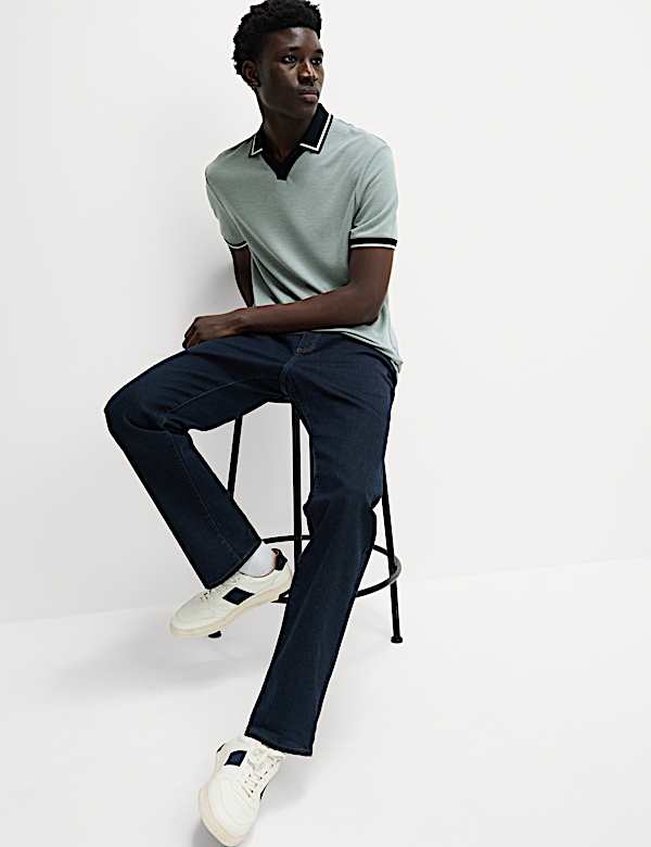 Tipped Revere Polo Shirt - ES