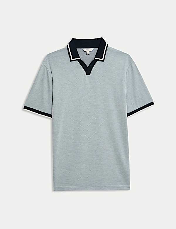Tipped Revere Polo Shirt - ES