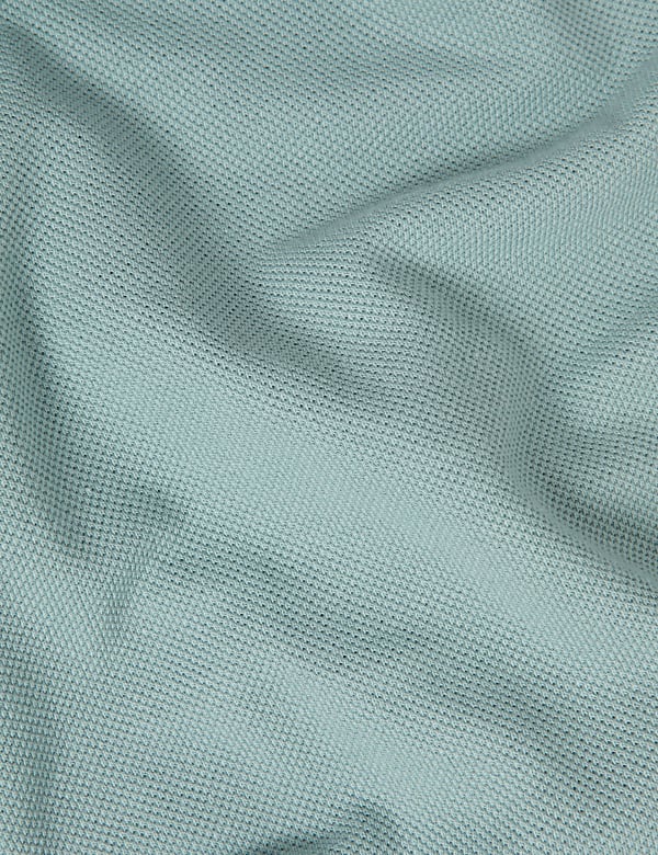 Pure Cotton Pique Polo Shirt